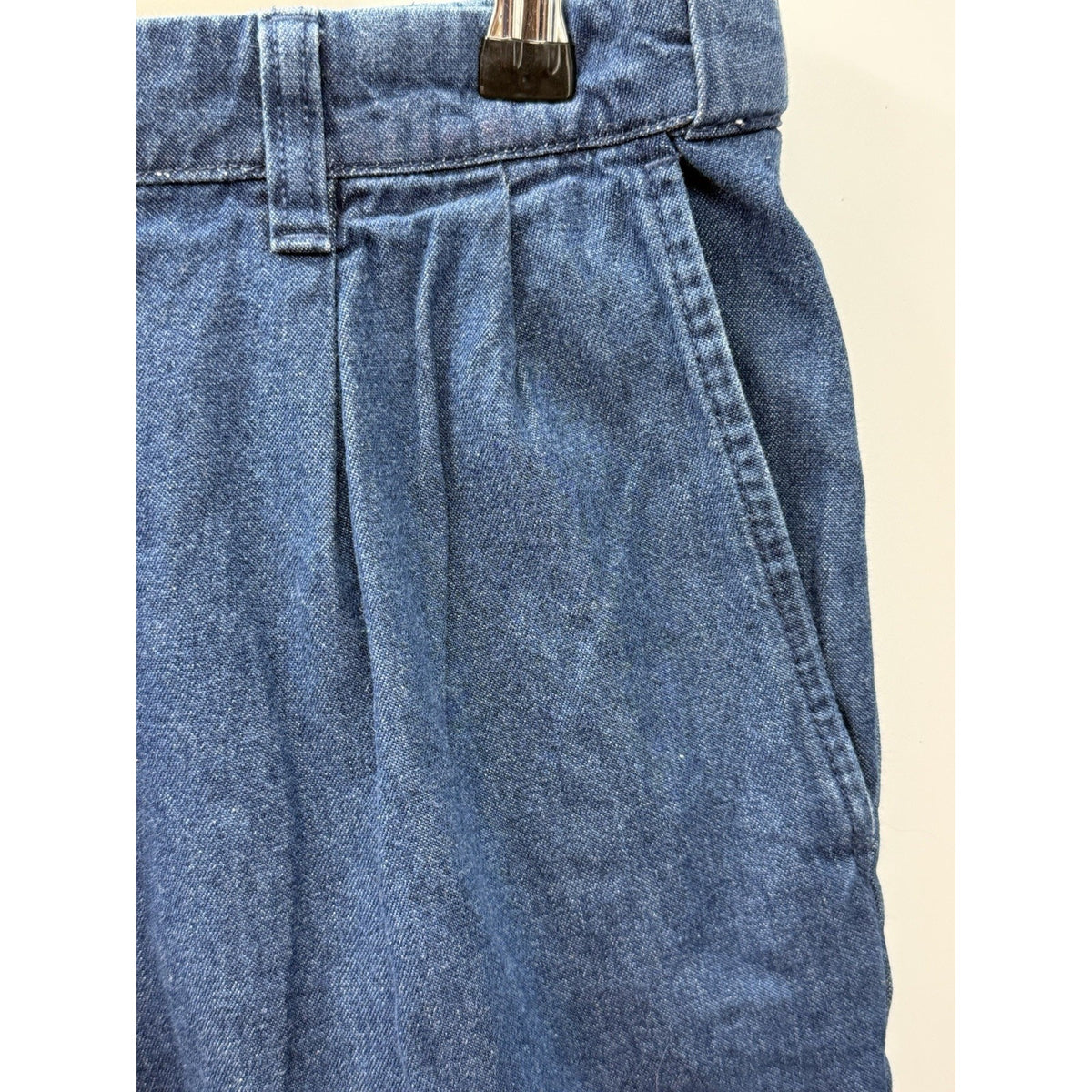 Croft & Barrow Men’s Shorts Size 32 Blue 100% Cotton Comfort Waist Classic Chino