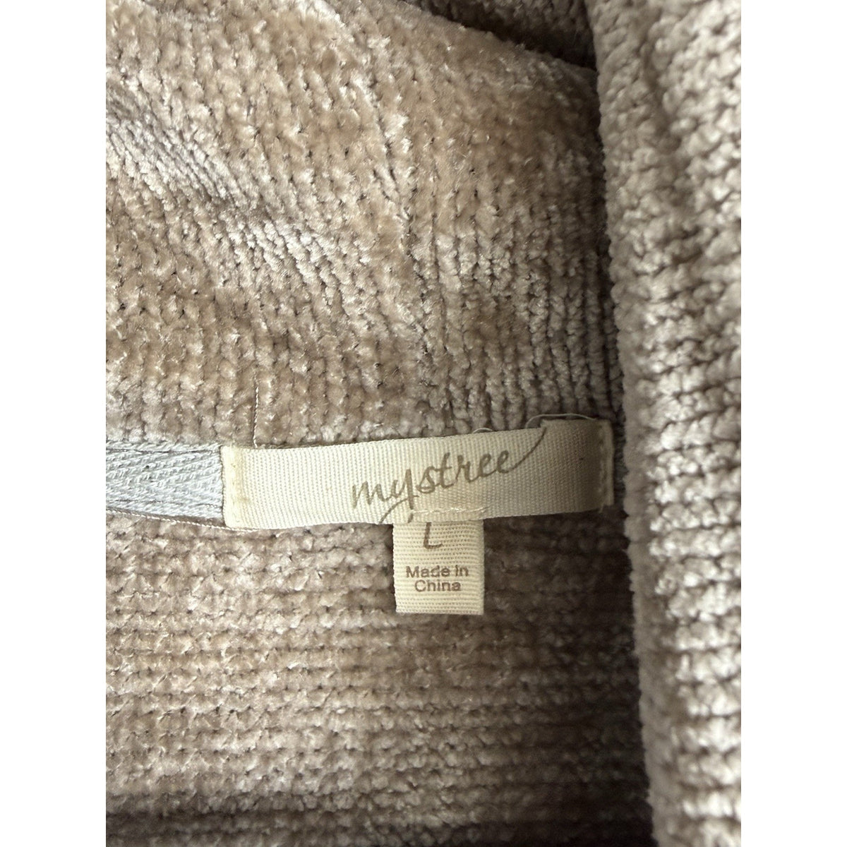 Mystree sweater Women’s Size Large Brown Cowl Neck Pullover