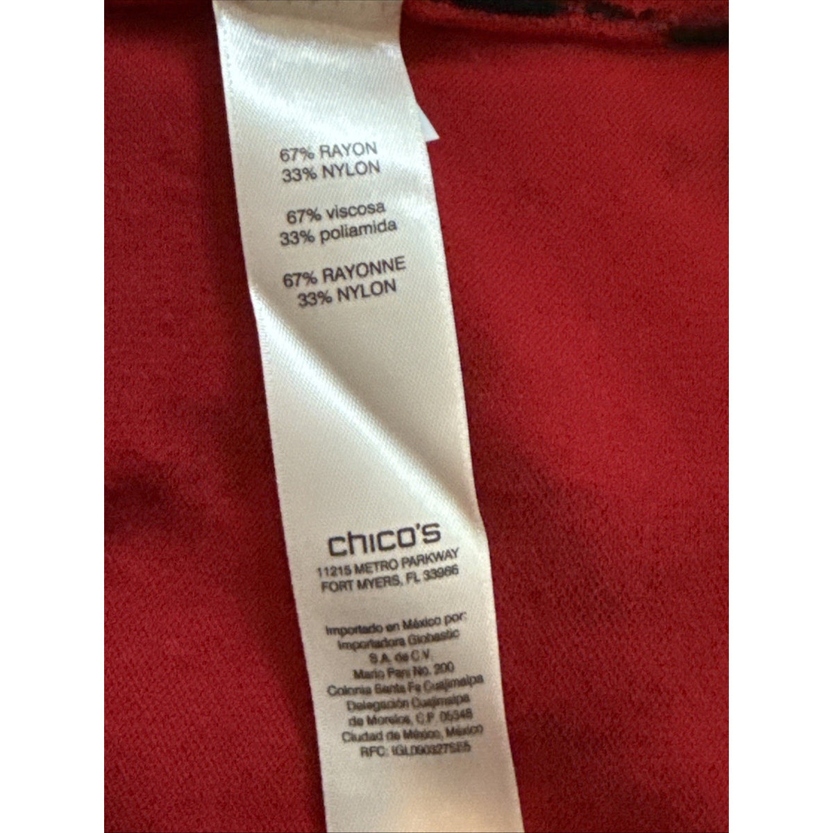 Chico's 3 (16/18) Sweater Top Womens Floral Long Sleeve Knit Classic