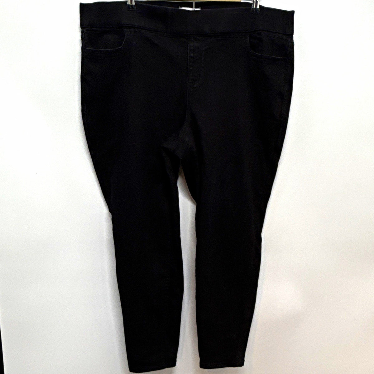 Lane Bryant Women’s Plus Size 22 Black High Rise Stretch Jegging Jeans Pockets