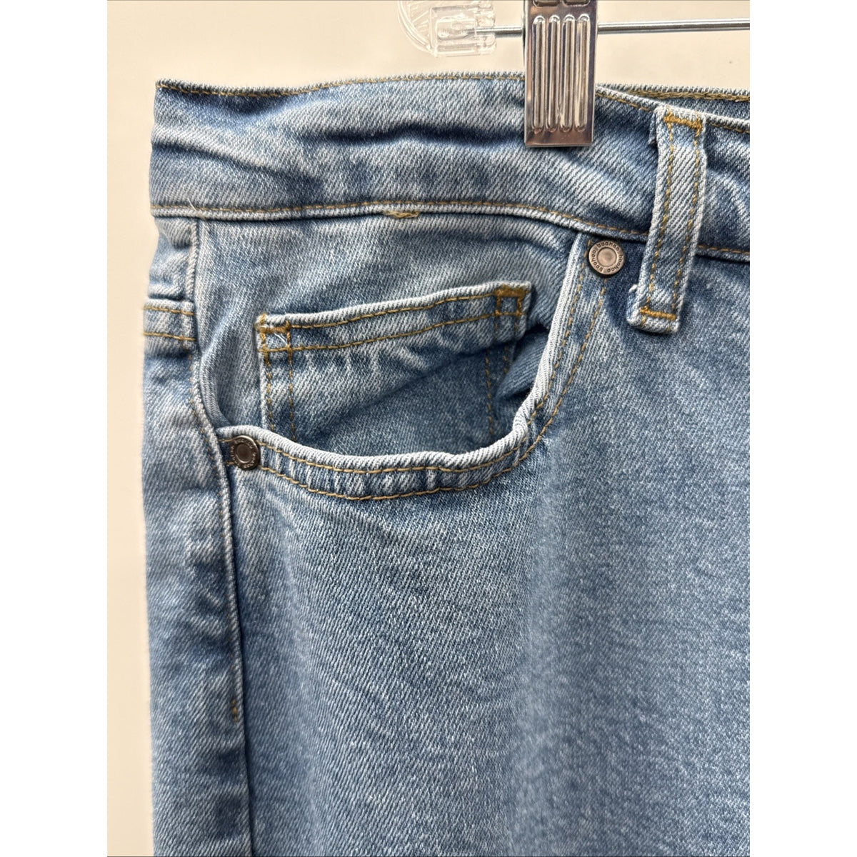 Boohoo Blue Jeans Women’s Plus Size 22 Flare Leg Bell Bottom 5 Pockets Casual