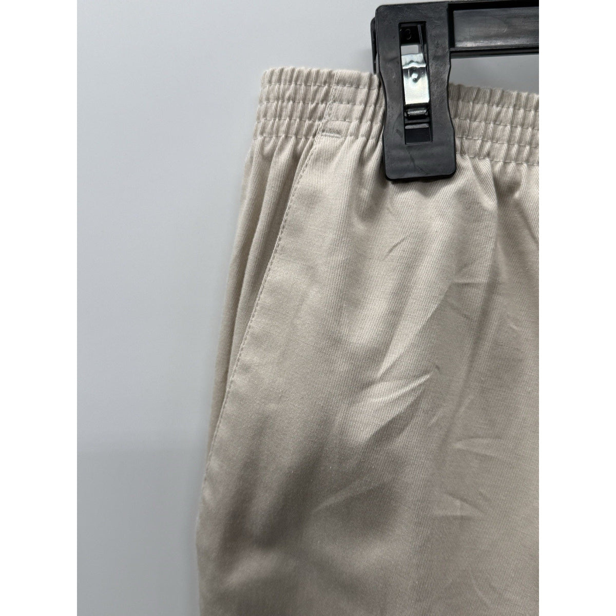 Alfred Dunner Womens 16 Short Beige Pull On Pants NWT Stretch Classic -FLAWED-