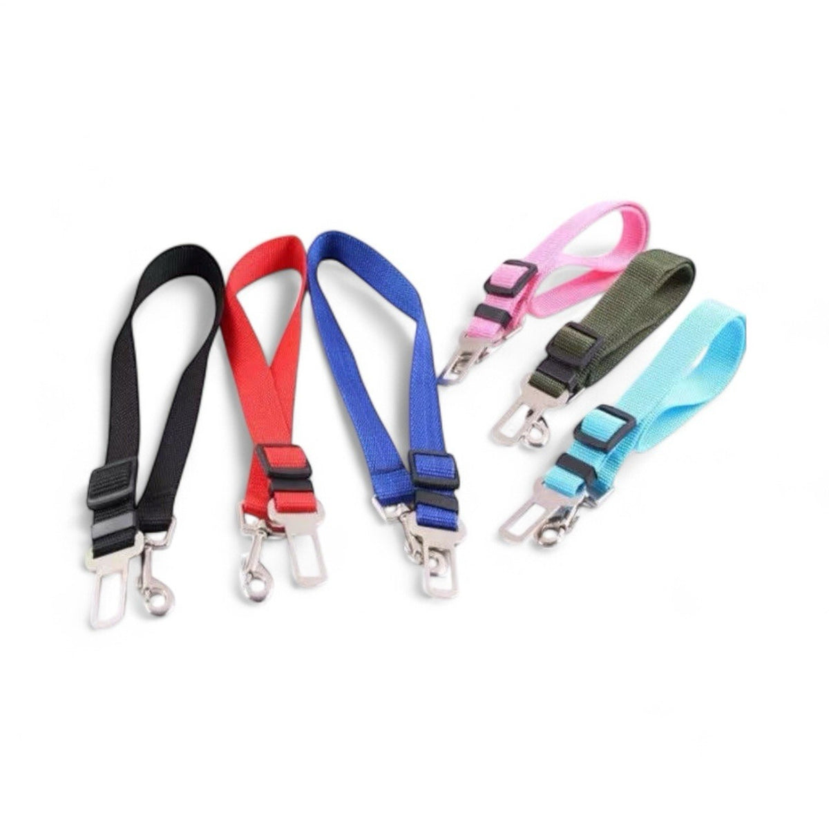 Car Seat Belt Leash for Dogs – Adjustable Safety Clip Restraint for Travel