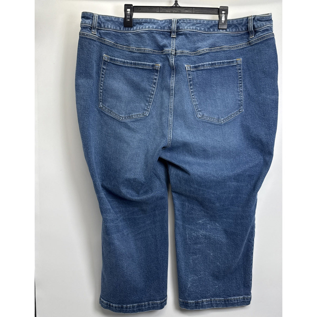 Lane Bryant straight crop jeans Women’s Plus Size 24 Blue Stretch Pockets Casual