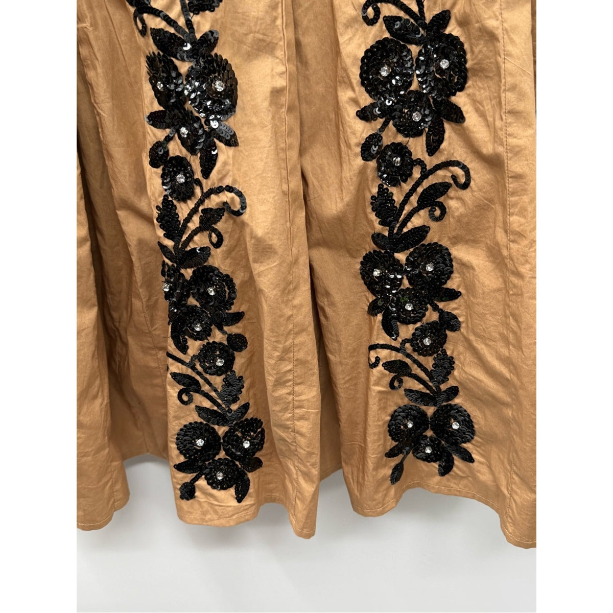 J.Crew Collection Spring 2025 Embellished Cotton Midi Skirt – Size 12