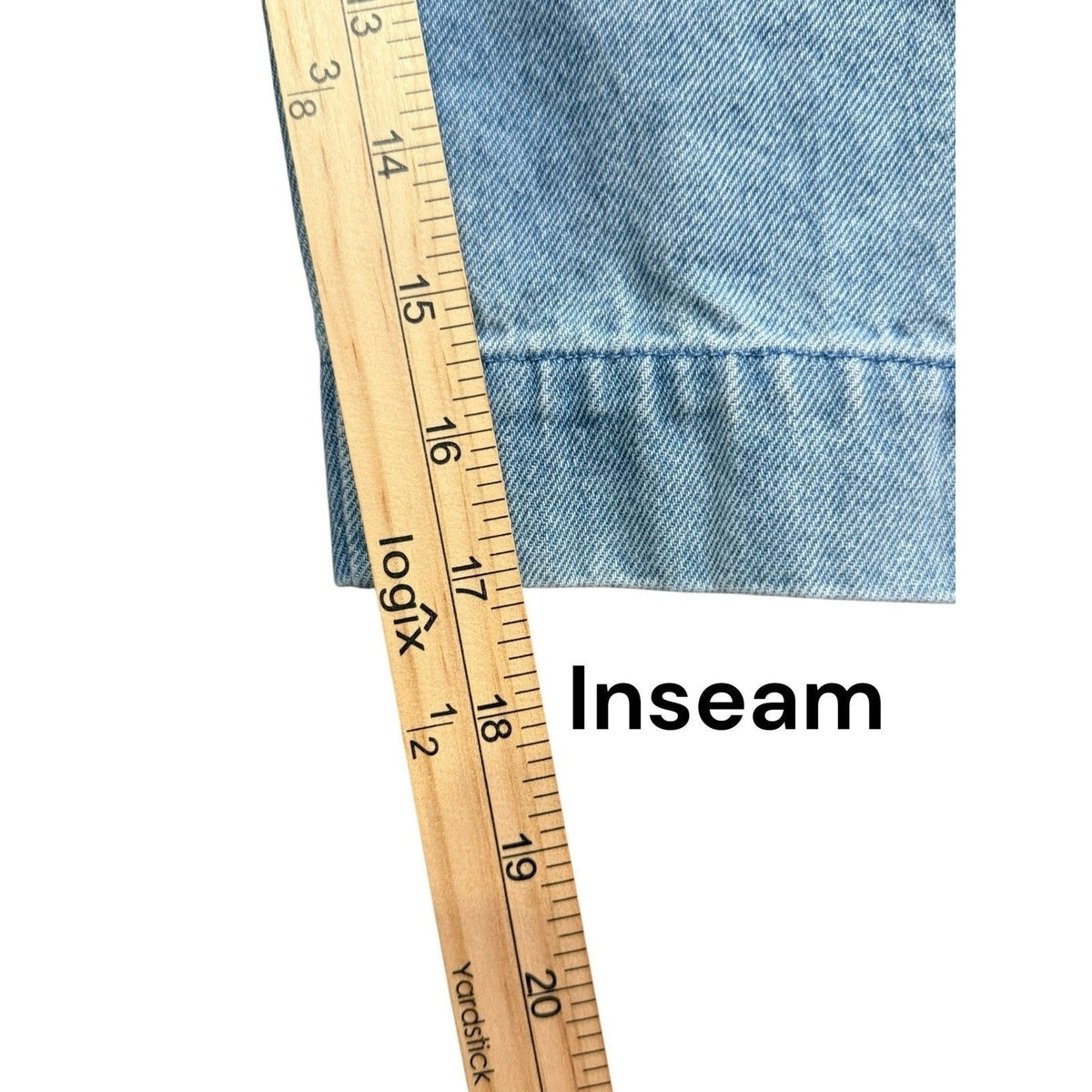 Erica Brooke Plus 18 High Rise Denim Capris Ombre Hem Zip Fly Cotton Pants