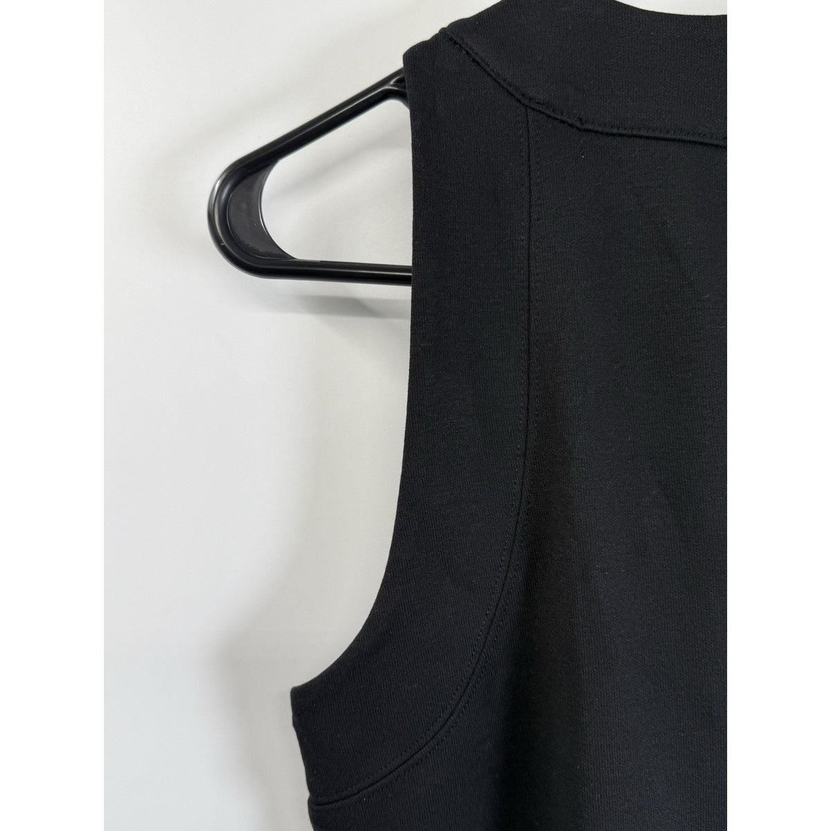 Free Assembly Black Sleeveless Knit Shift Dress Women’s Small Minimalist Casual