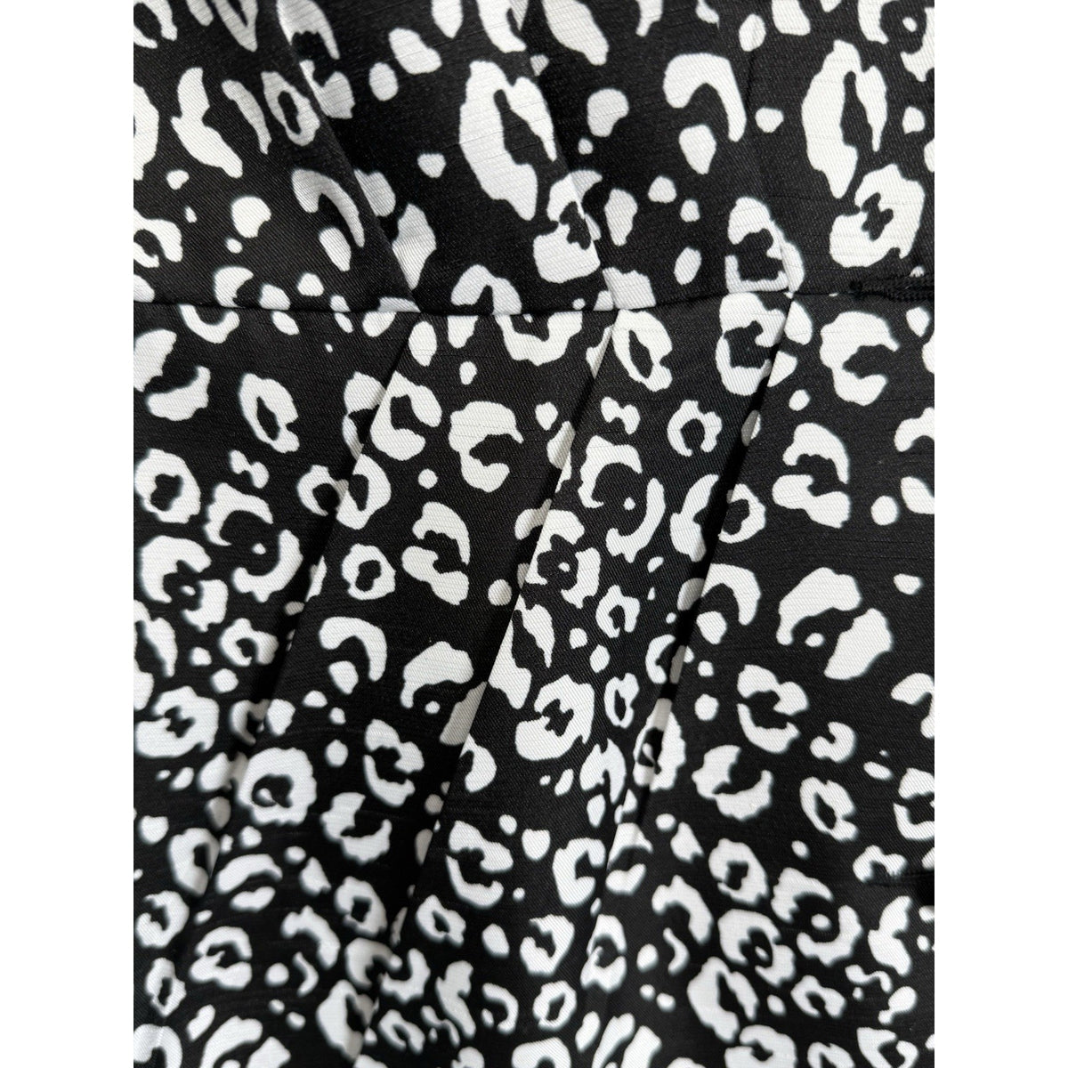 Added Dimensions Leopard Print Blazer 3X Black White Animal Print Jacket Chic