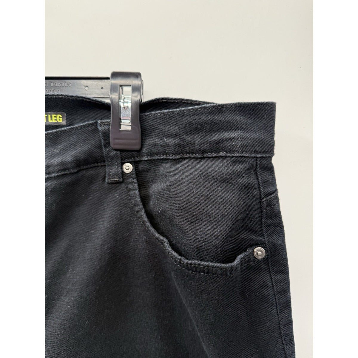 Style &Co Jeans Women’s Denim Straight Leg Black Size 20 WP 5 Pocket Casual