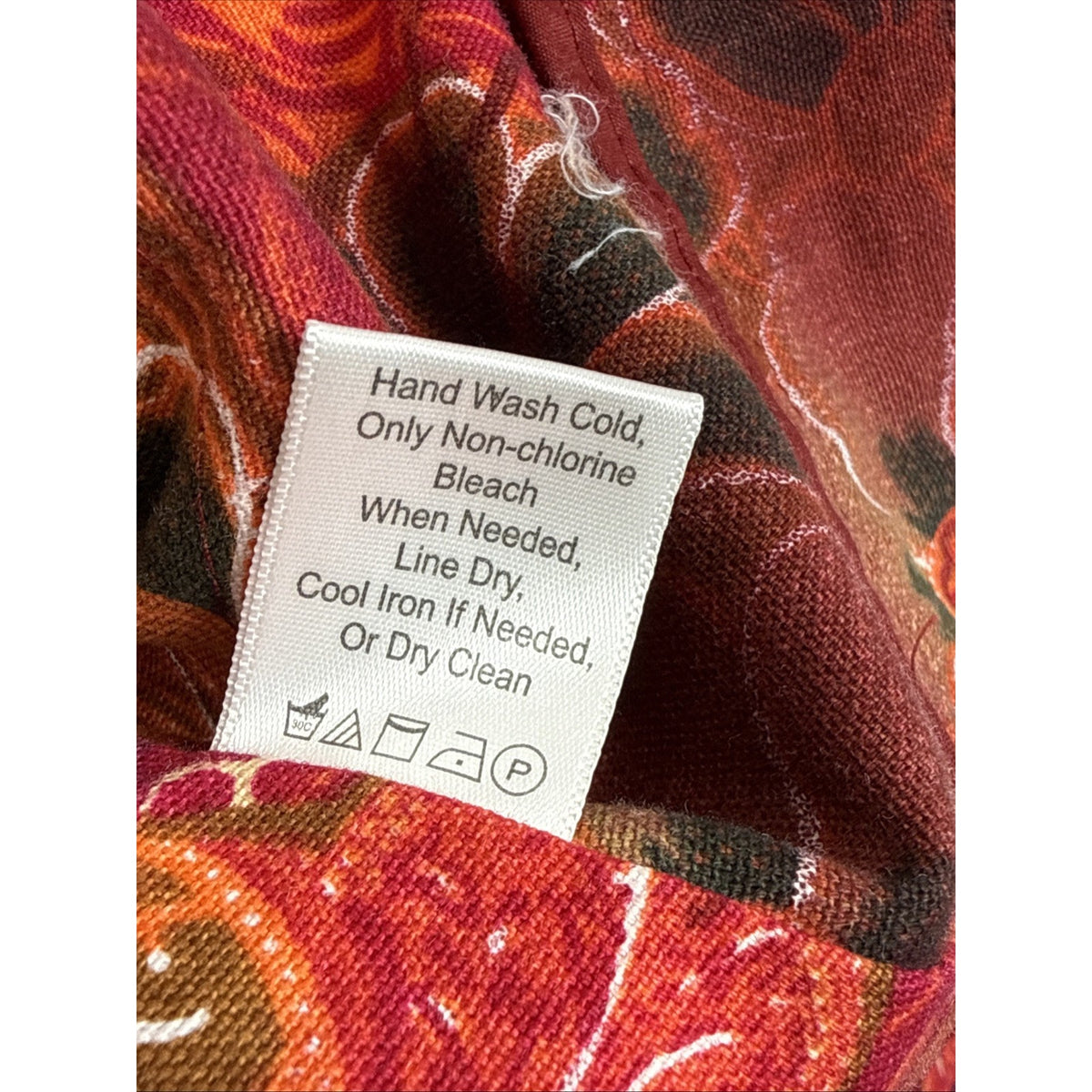 Coldwater Creek Women's Petite PL Red Paisley Zip Jacket Pockets Short LS