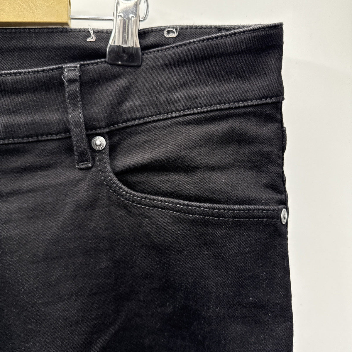 LOFT Plus High Waist SkinnyJeans Women's Size 18 Black Stretch Casual Pockets