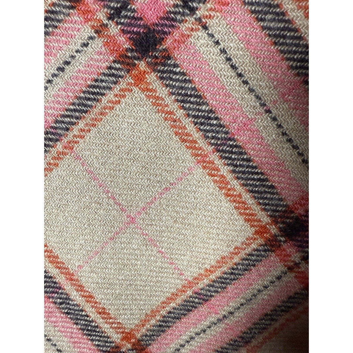 Liz Claiborne Plaid Wool Blend Skirt Size 10 – Camel Pink Checkered A-Line