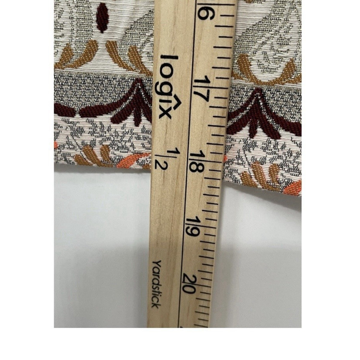 Ann Taylor Loft Women’s Gold Ivory Neon Orange Fair Isle Aline Skirt Size 2
