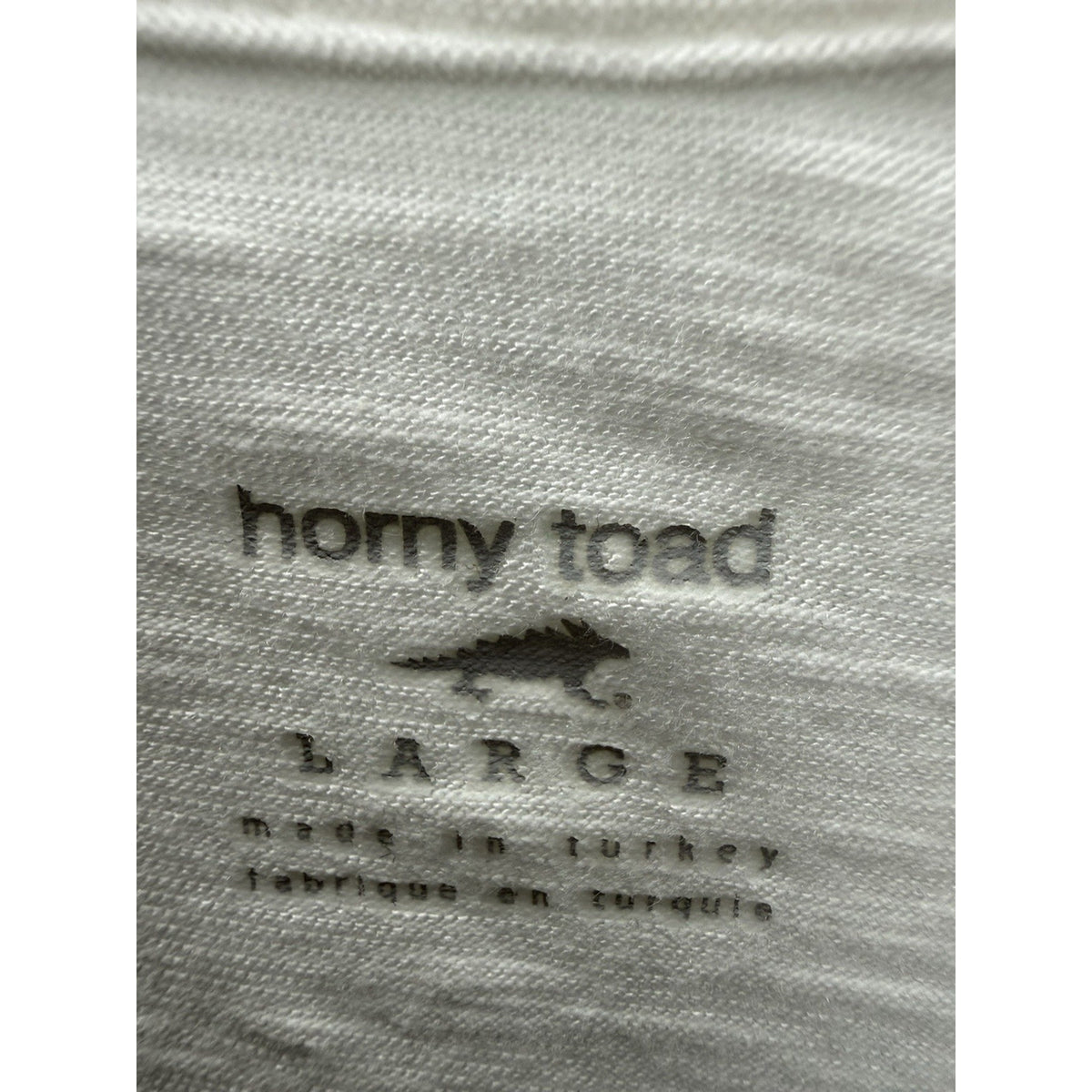 Horny Toad Large White Tencel Organic Cotton Wrap Front Long Sleeve Top