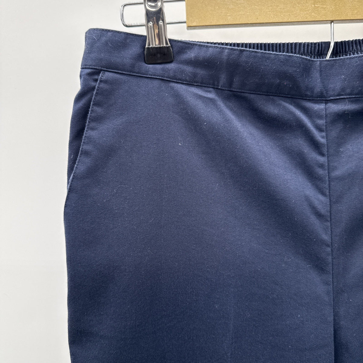 Alfred Dunner Women’s Size 12 Blue Pull On Elastic Waist Straight Leg Pants