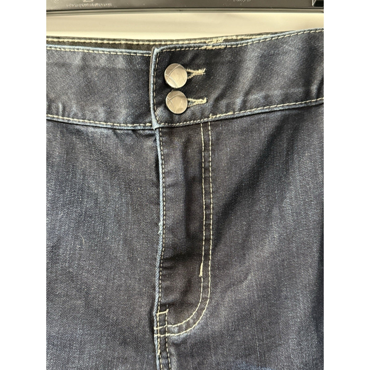 Lane Bryant Jeans Womens 22 Long Dark Wash Straight Leg Stretch Denim