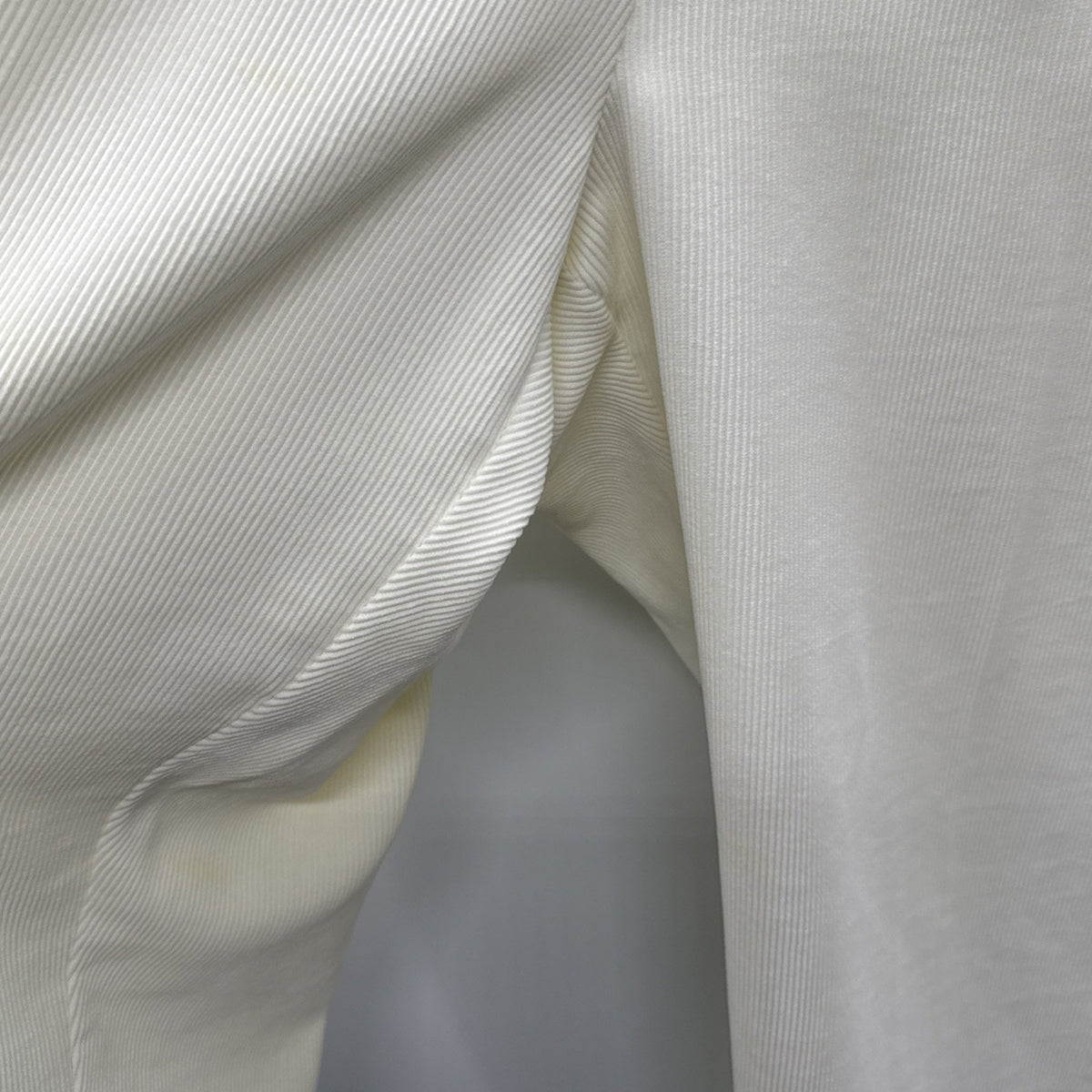 Alfred Dunner 20W Ivory Corduroy Pants Elastic Waist Pull On Straight Leg