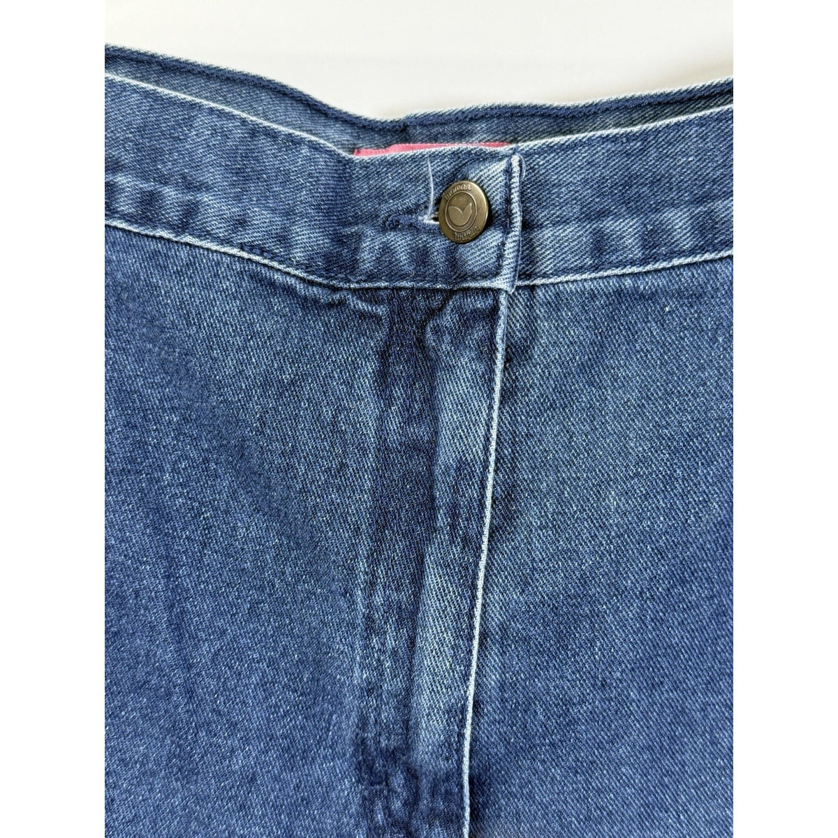 Woman Within Denim Capri Jeans Plus Size 26W Side Elastic Waist 100 Cotton