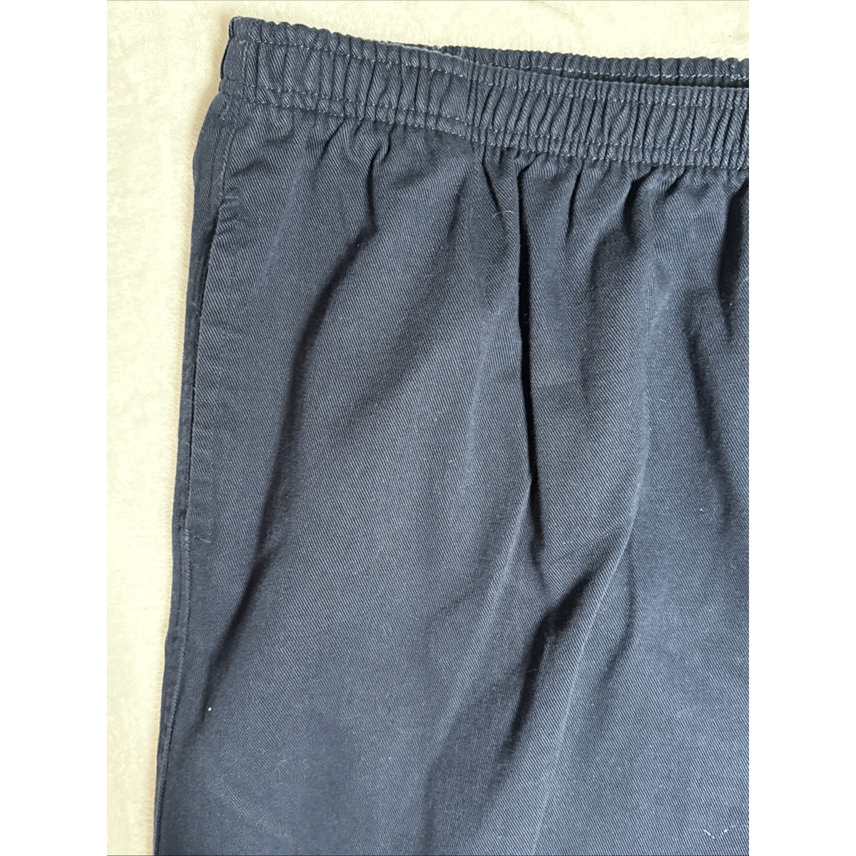 Woman Within Blue Elastic Waist Pullon Pocket Pants Plus Size 28WP Casual