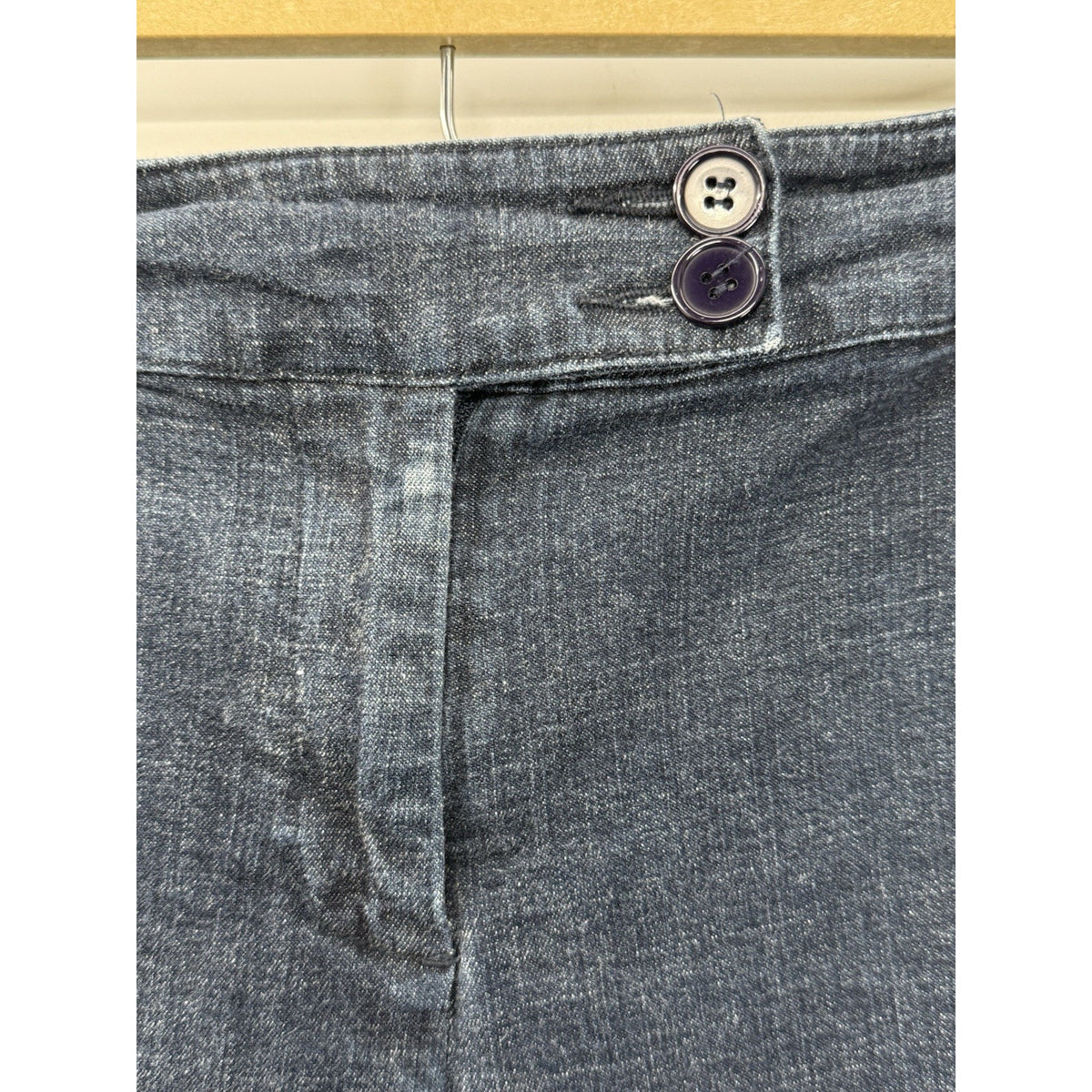 Chadwicks Denim Capri Pants Women’s Size 14 Blue Mid Rise Casual Classic