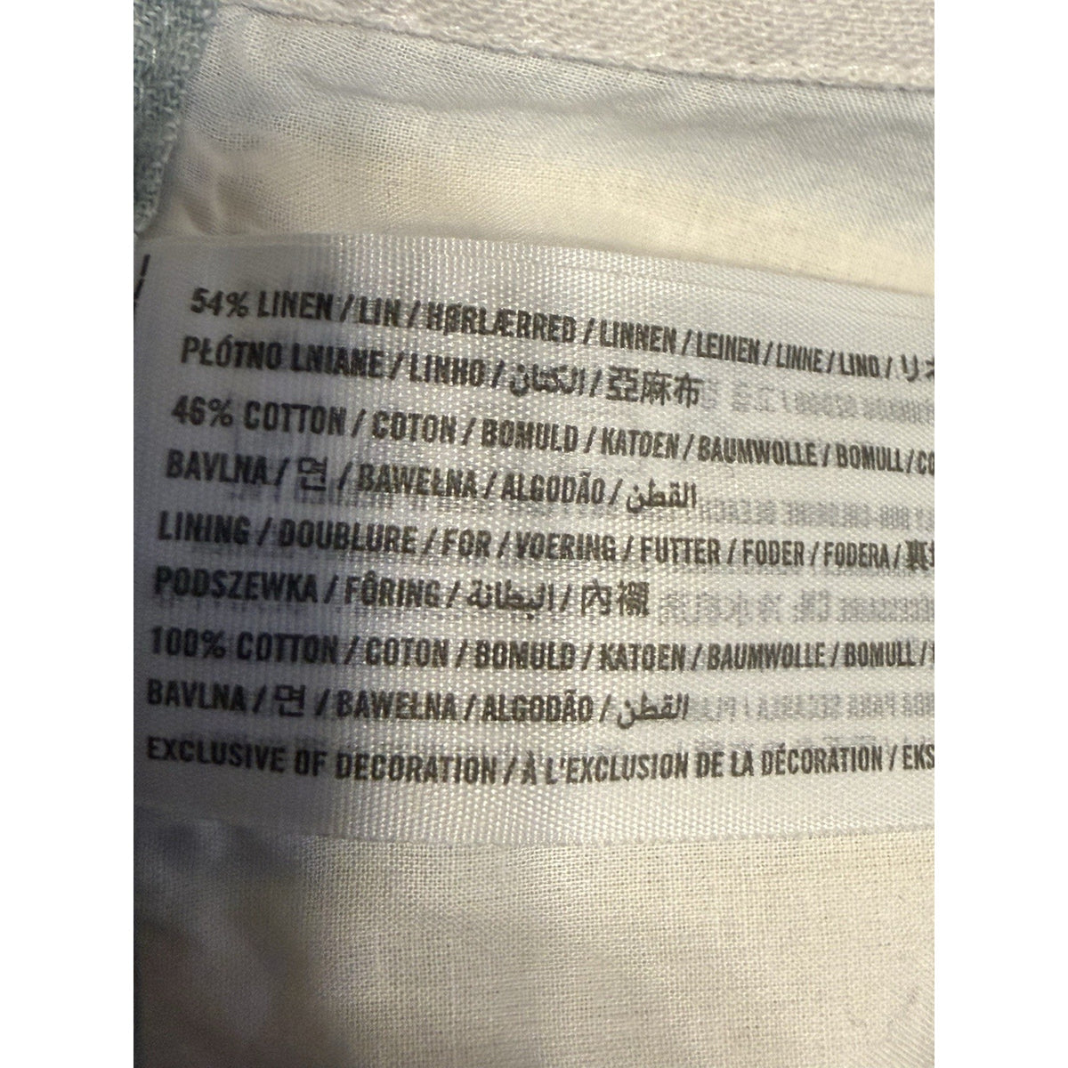 Abercrombie & Fitch Size XXS Linen Blend Striped Mini Skirt Button Front Coastal