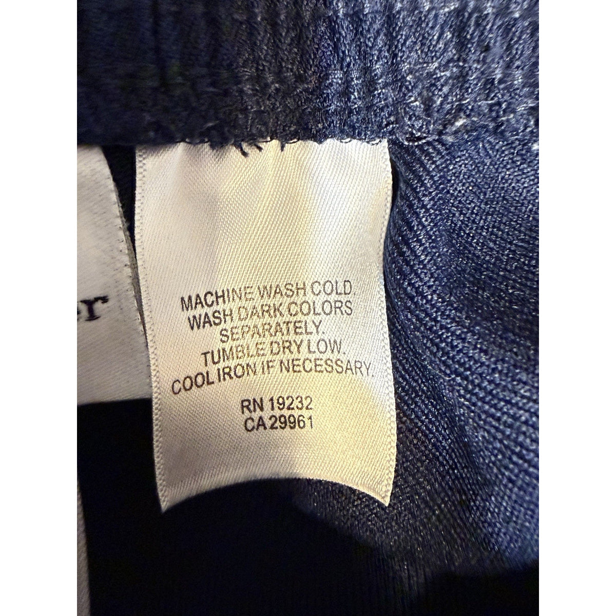 Alfred Dunner Women’s Pull On Dress Pants Sz 12 Navy Blue Elastic Waist Pockets