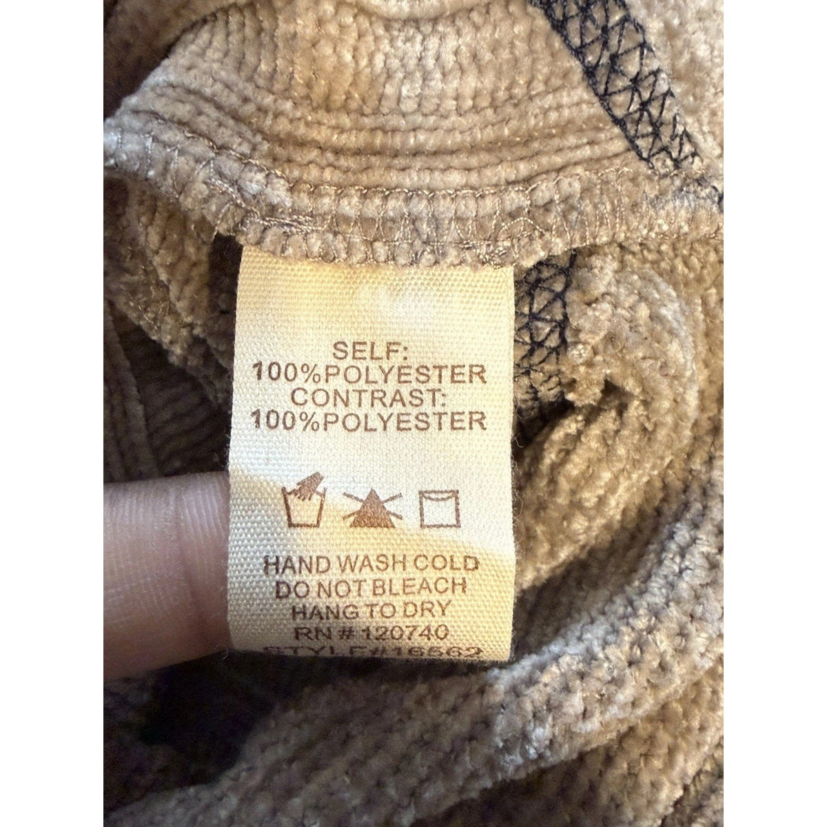 Mystree sweater Women’s Size Large Brown Cowl Neck Pullover