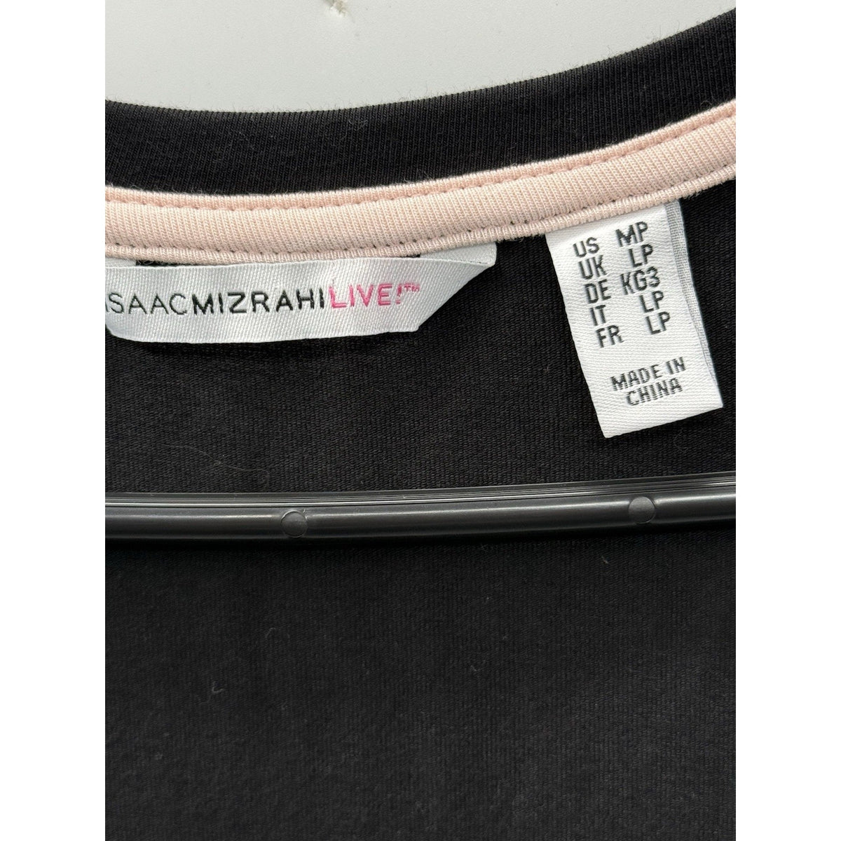 Isaac Mizrahi Live Black Sleeveless Midi Dress Petite Medium Side Slit Stretch