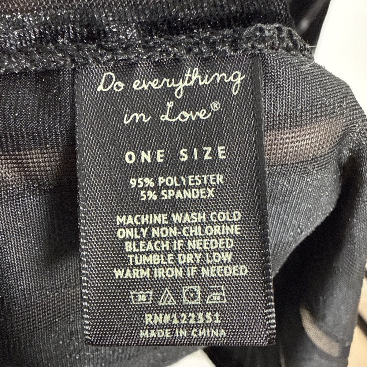Do Everything in Love Kimono Women OS Black Striped Velvet Burnout Boho Witchy
