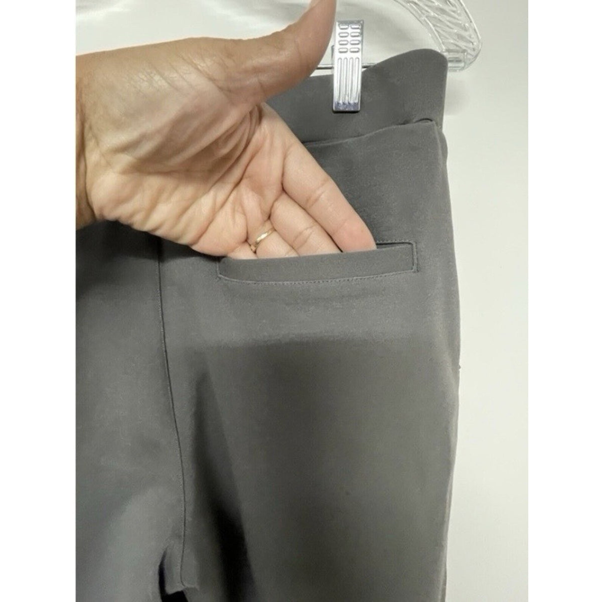 Appleseed's Womens Pants Size Petite Small Gray