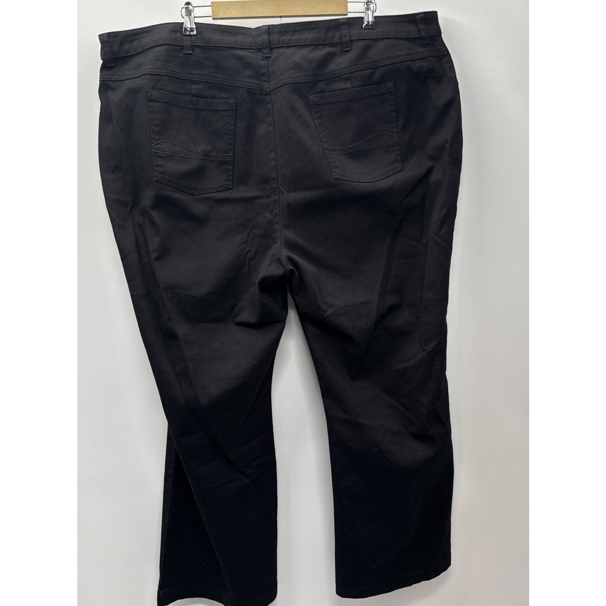 Liz & Me Signature Woman's Black Jeans 26W Red Triangle 8 Average Five Pocket