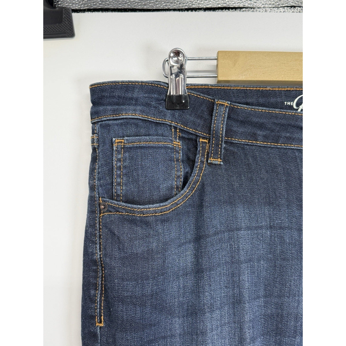 OLD NAVY ROCK STAR Women’s Size 16 Pockets Skinny Jeans Dark Wash