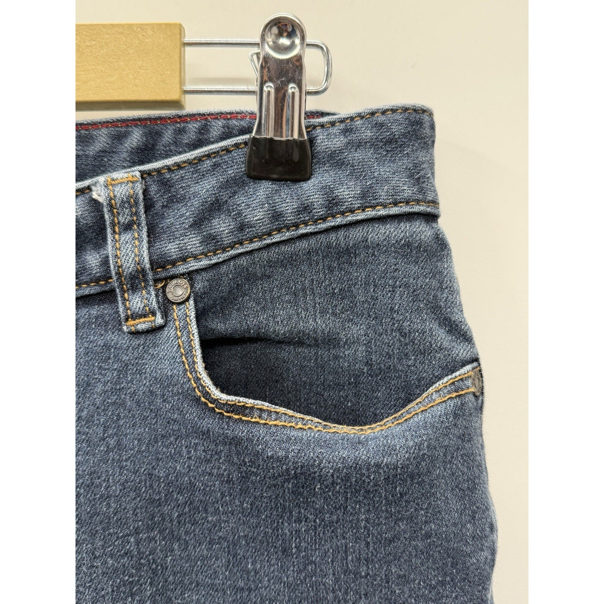 Talbots Curvy Crop Jeans Womens 12P Blue Mid Rise Stretch Denim Pants