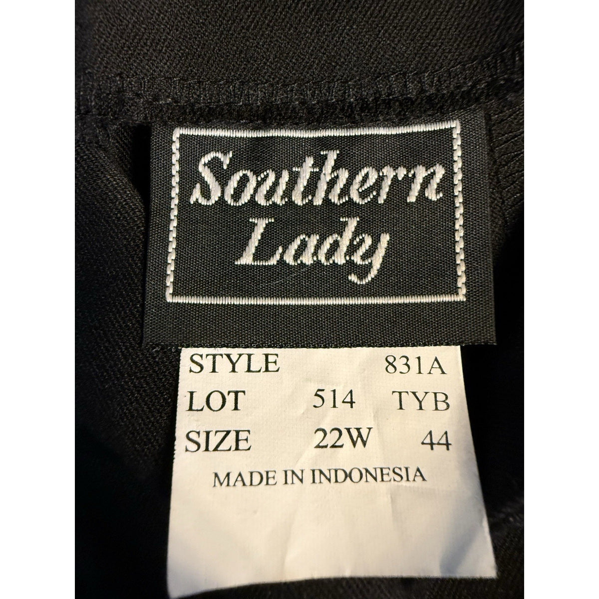 Southern Lady Womens 22W Black Floral Embroidered Blazer Jacket Western Plus Sz