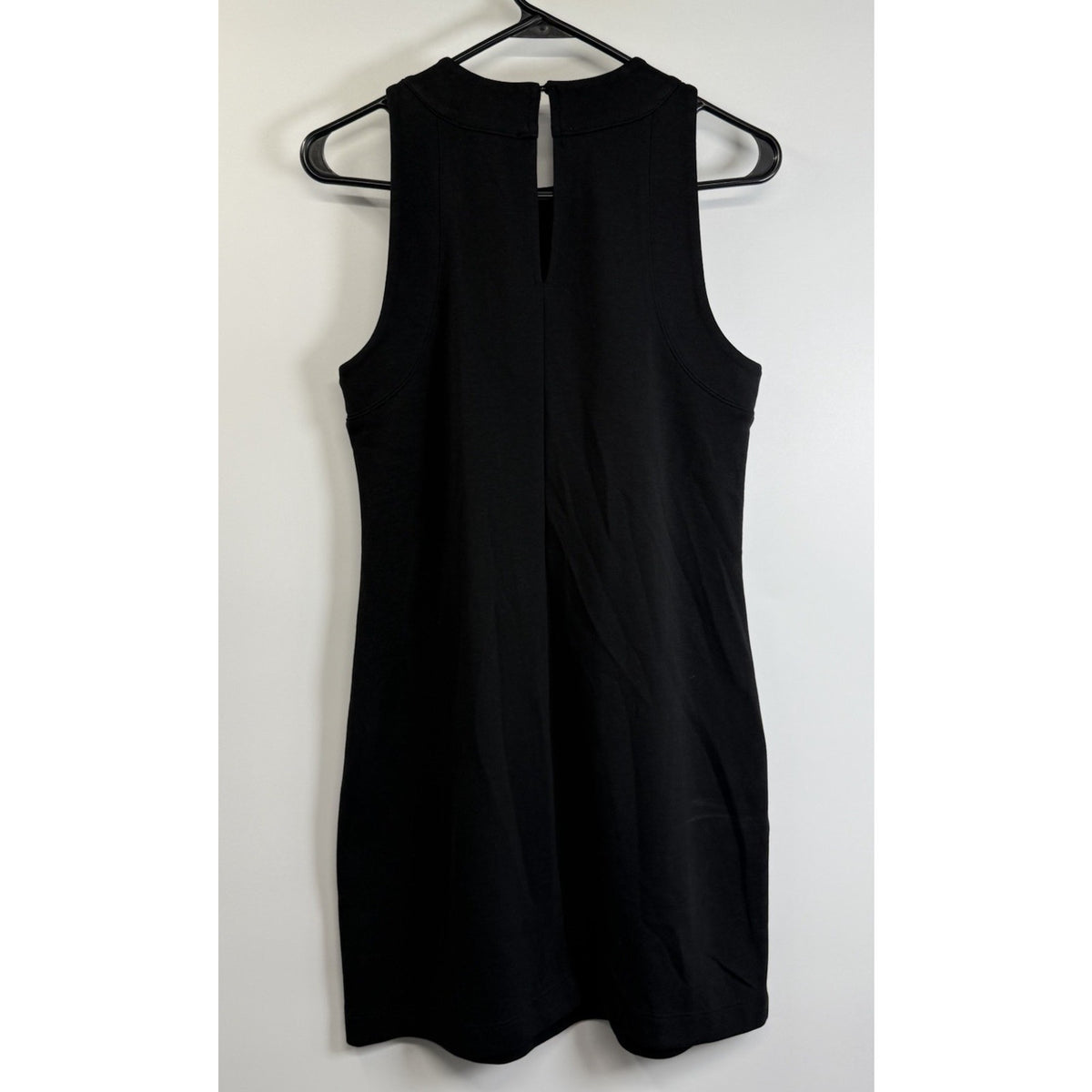 Free Assembly Black Sleeveless Knit Shift Dress Women’s Small Minimalist Casual