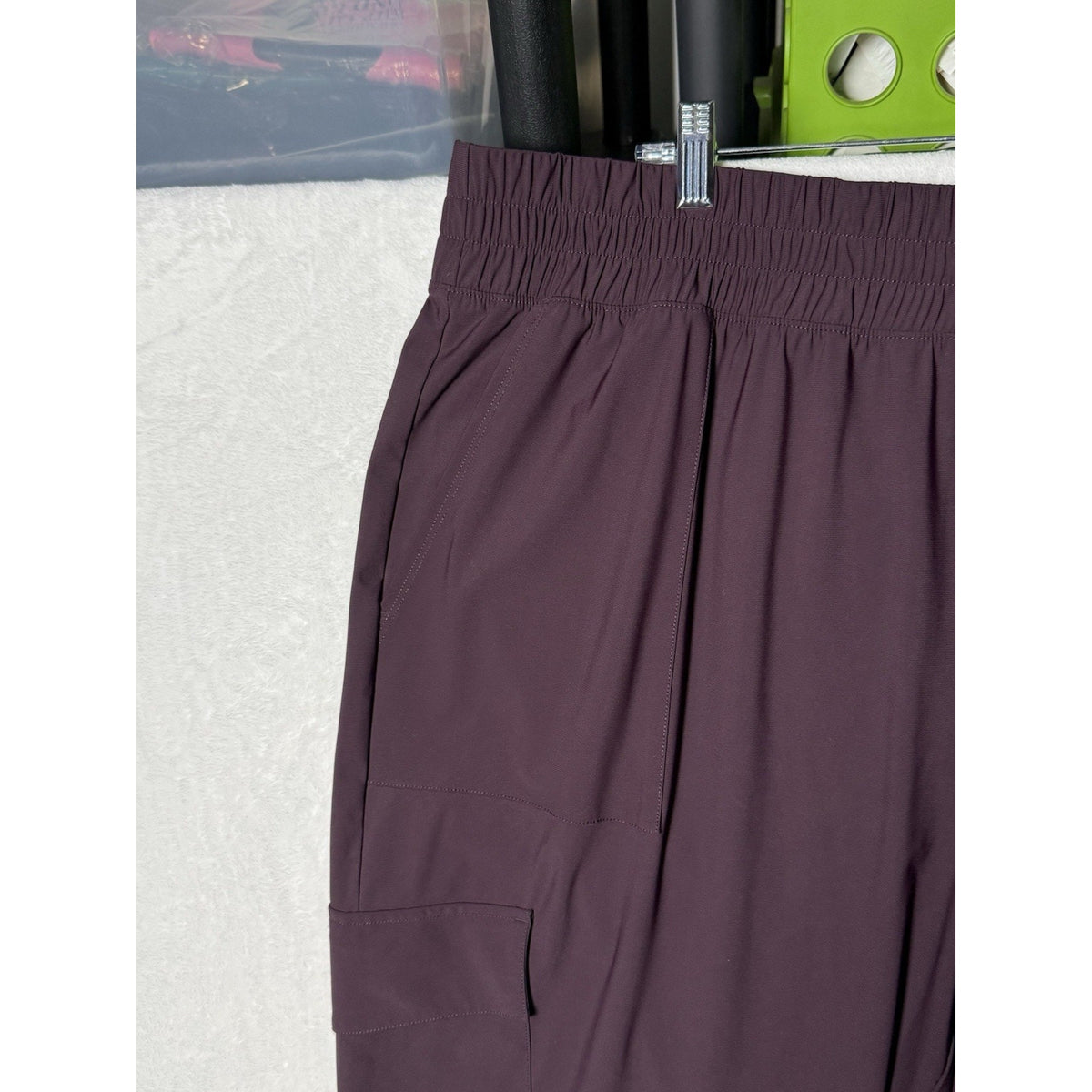 Old Navy Women’s XXL Tall High-Waisted SleekTech Cargo Pants Boxwood Purple
