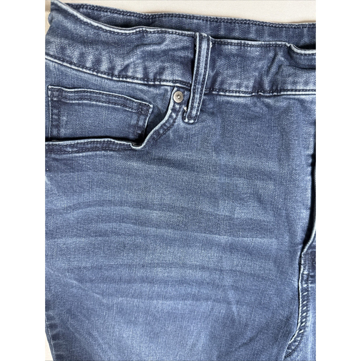 Terra & Sky Jeans - Womens Size 18W Skinny Blue - High Rise 5 Pocket Stretch