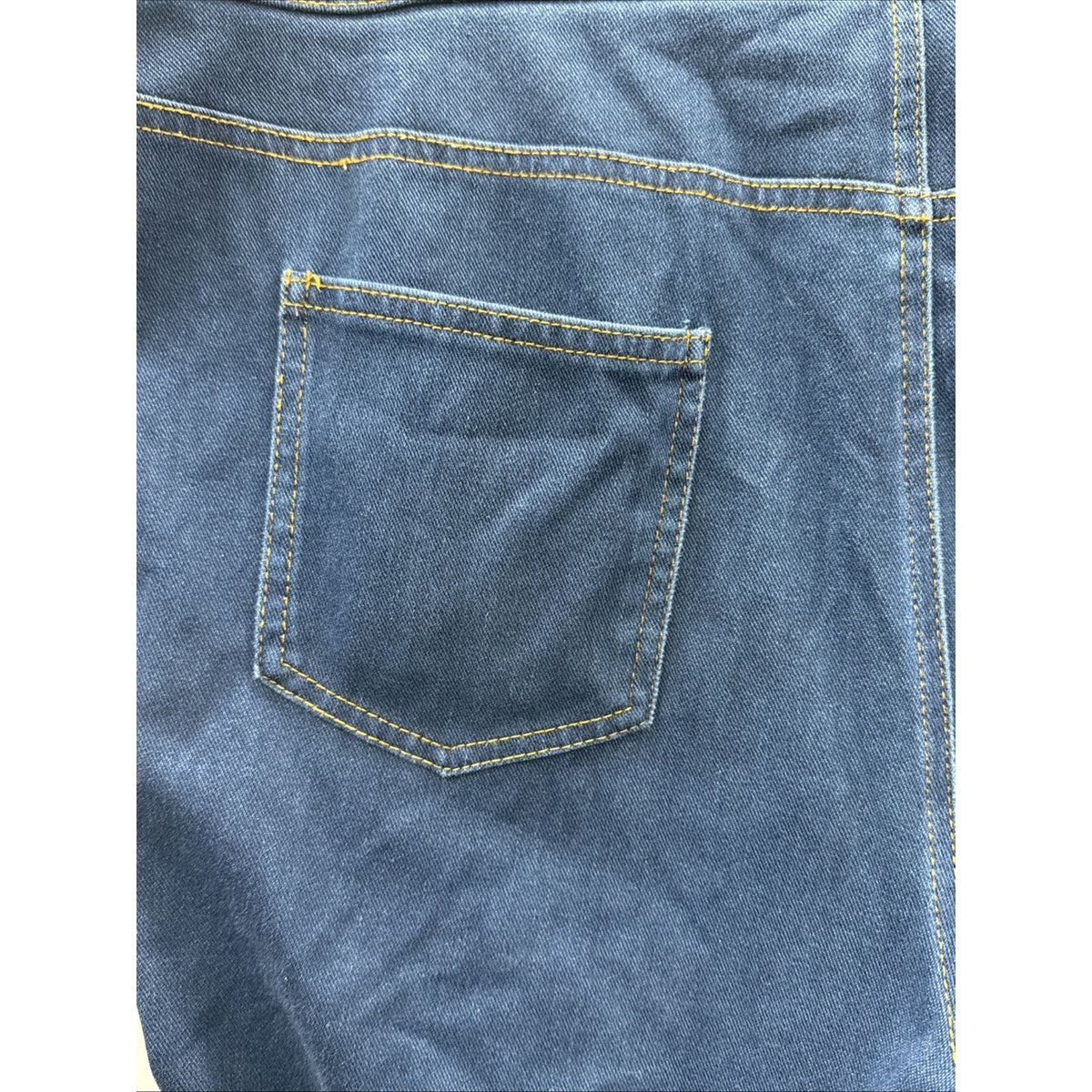 Zac & Rachel Women 2X Pull On Stretch Denim Jeans Dark Wash Plus Size