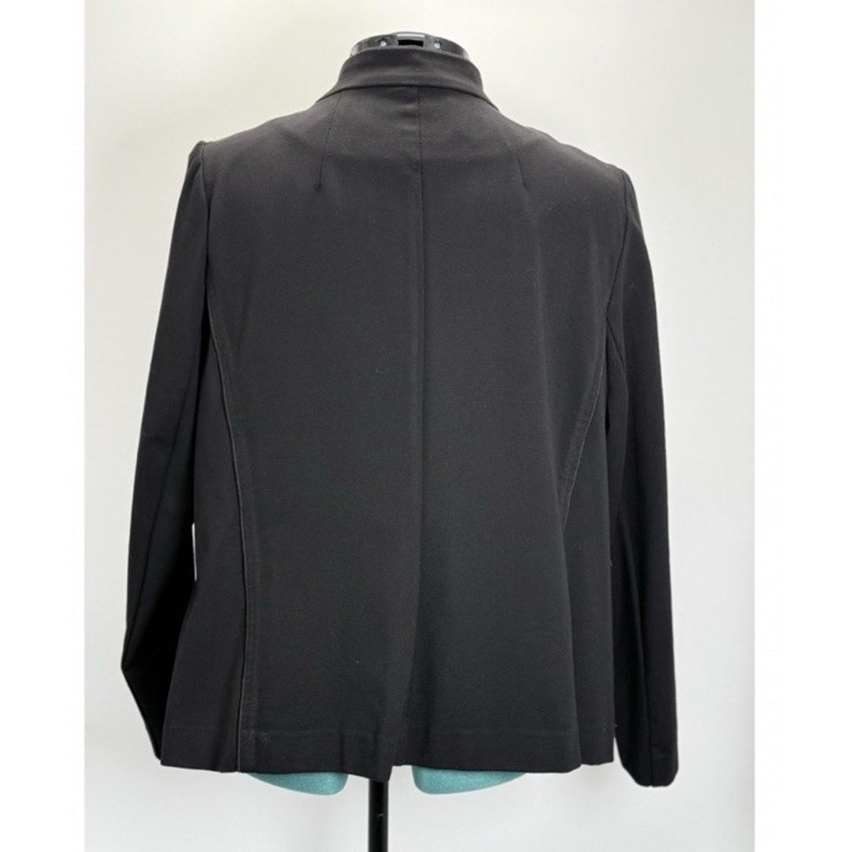 Eloquii Jacket Plus Size 24 Black One-Button Blazer Business Casual