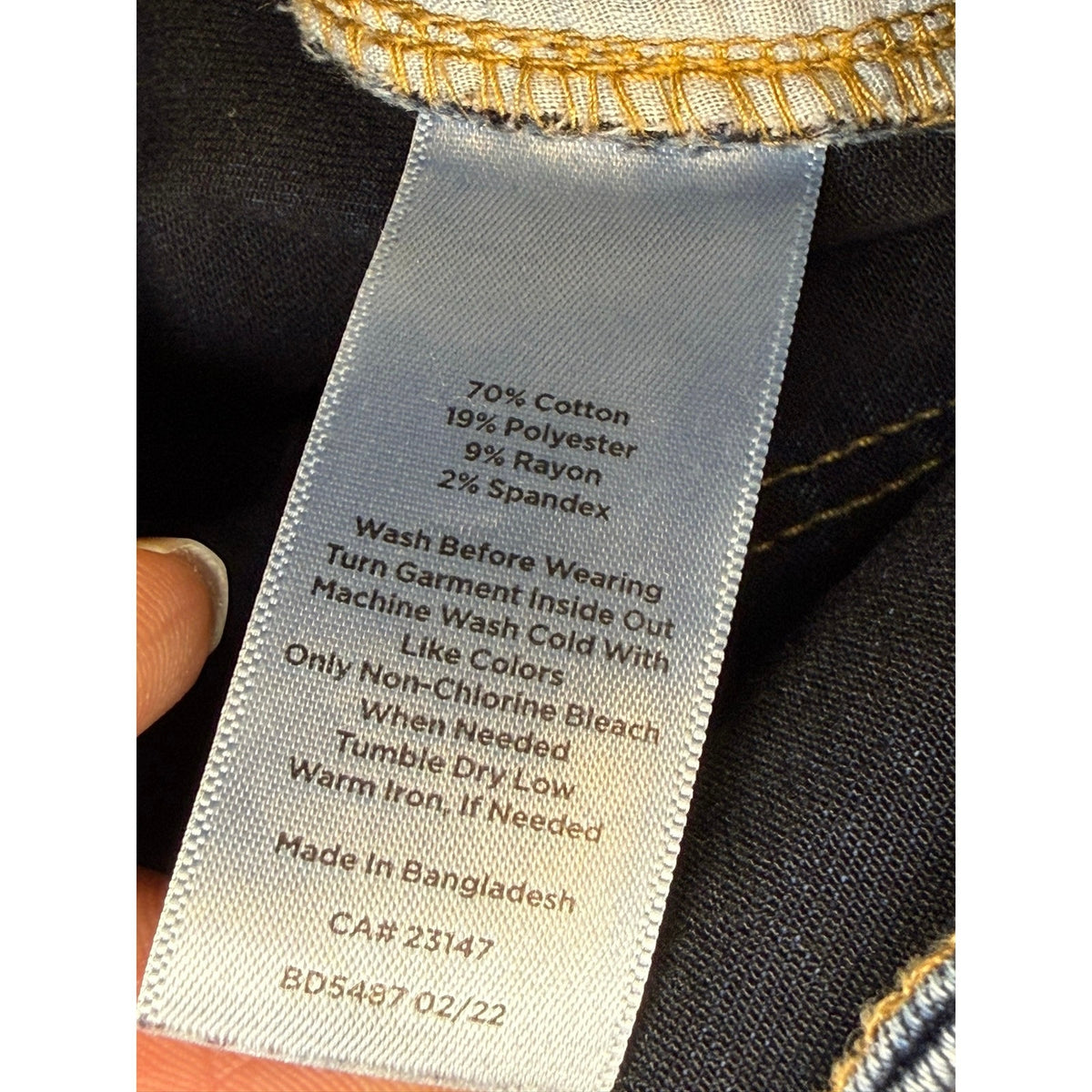 TALBOTS Denim Blue Jeans Women’s Size 24W 5 Pocket Straight Leg Dark Wash