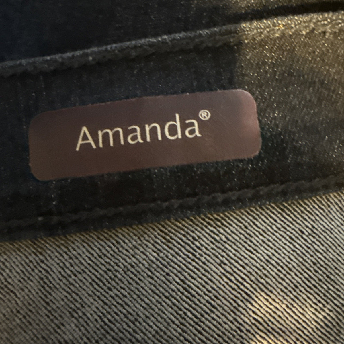 Gloria Vanderbilt Amanda Jeans Women Plus SZ 22W Average Dark Wash Straight Leg