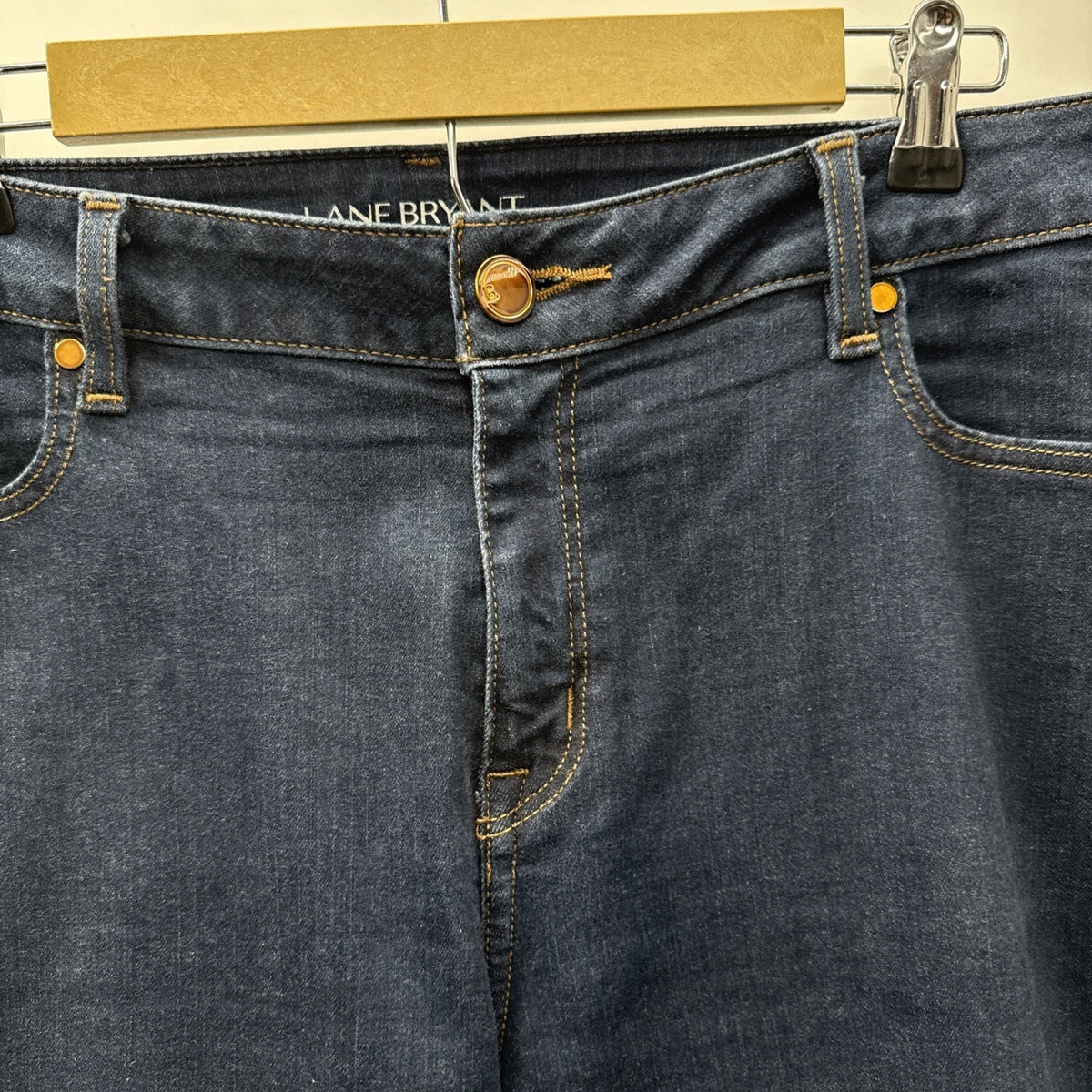 Lane Bryant Skinny Blue Jeans Women’s 18R 5 Pocket Casual Dark Wash Comfort