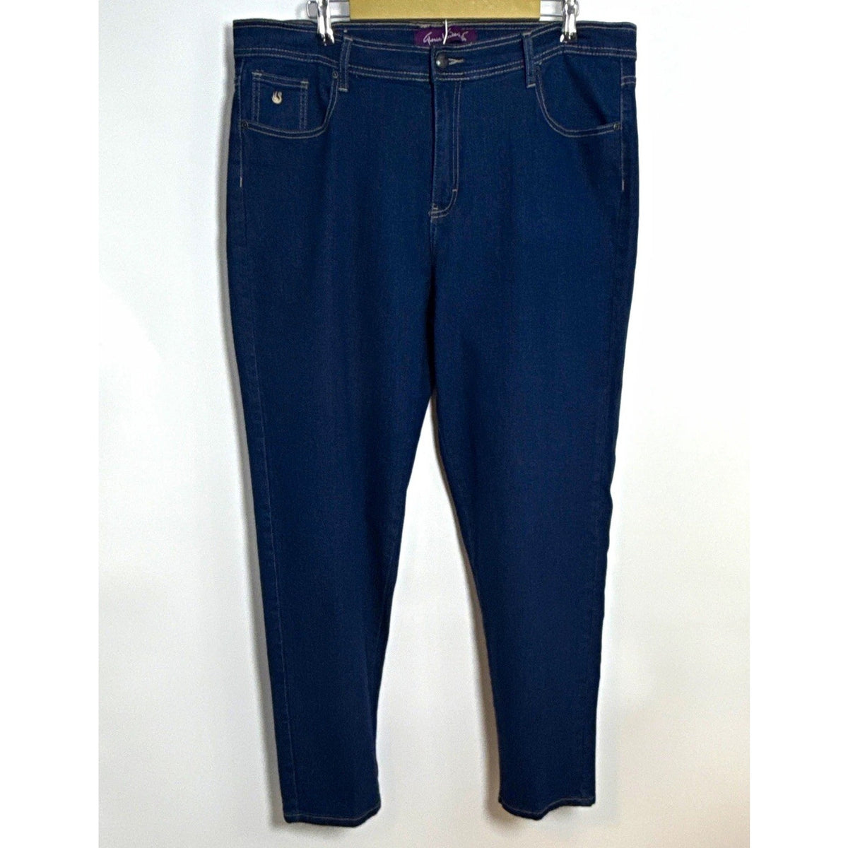 Gloria Vanderbilt Women’s Plus Size 20W Dark Wash Stretch Denim Jeans Blue