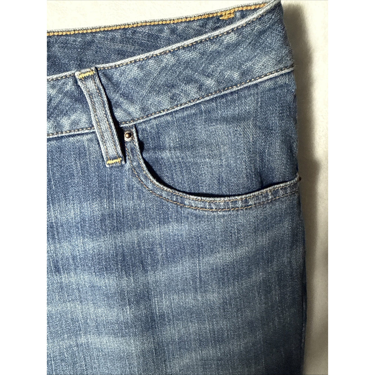 LL Bean Denim Blue Jeans Women’s Sz 18W Regular 5 Pocket Cotton Blend Casual
