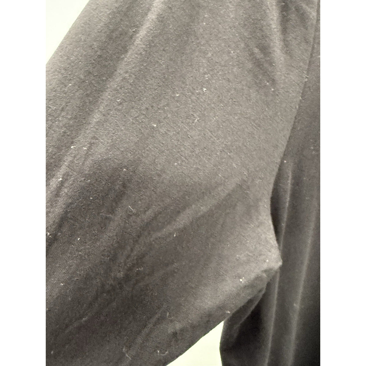 Tahari XL Black Long Sleeve V-Neck Sheer Insert Top Lagenlook Career Minimalist
