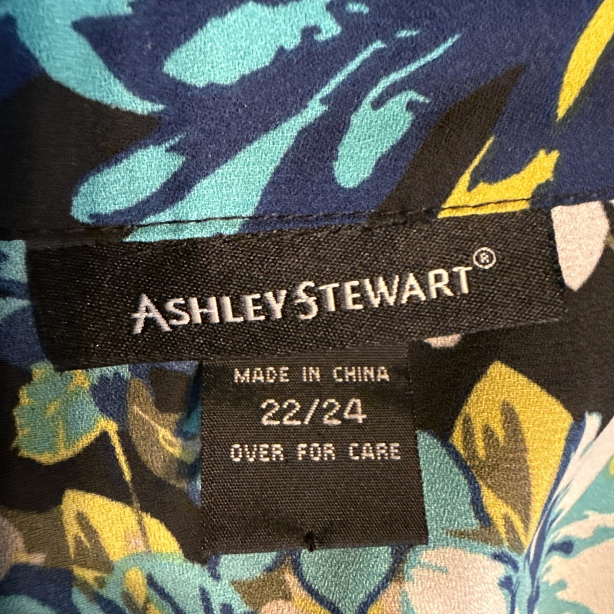 Ashley Stewart Plus Size 22/24 Floral Zip Front Bomber Jacket Mock Neck