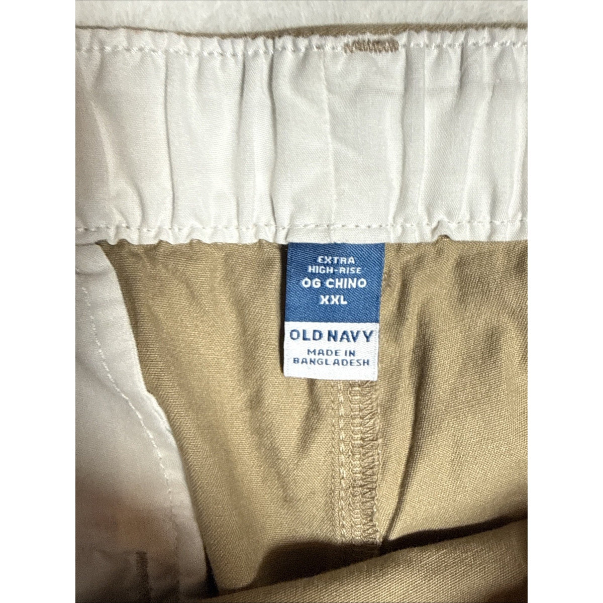 Old Navy OG Chino High Rise Shorts Womens Plus Size XXL Khaki.