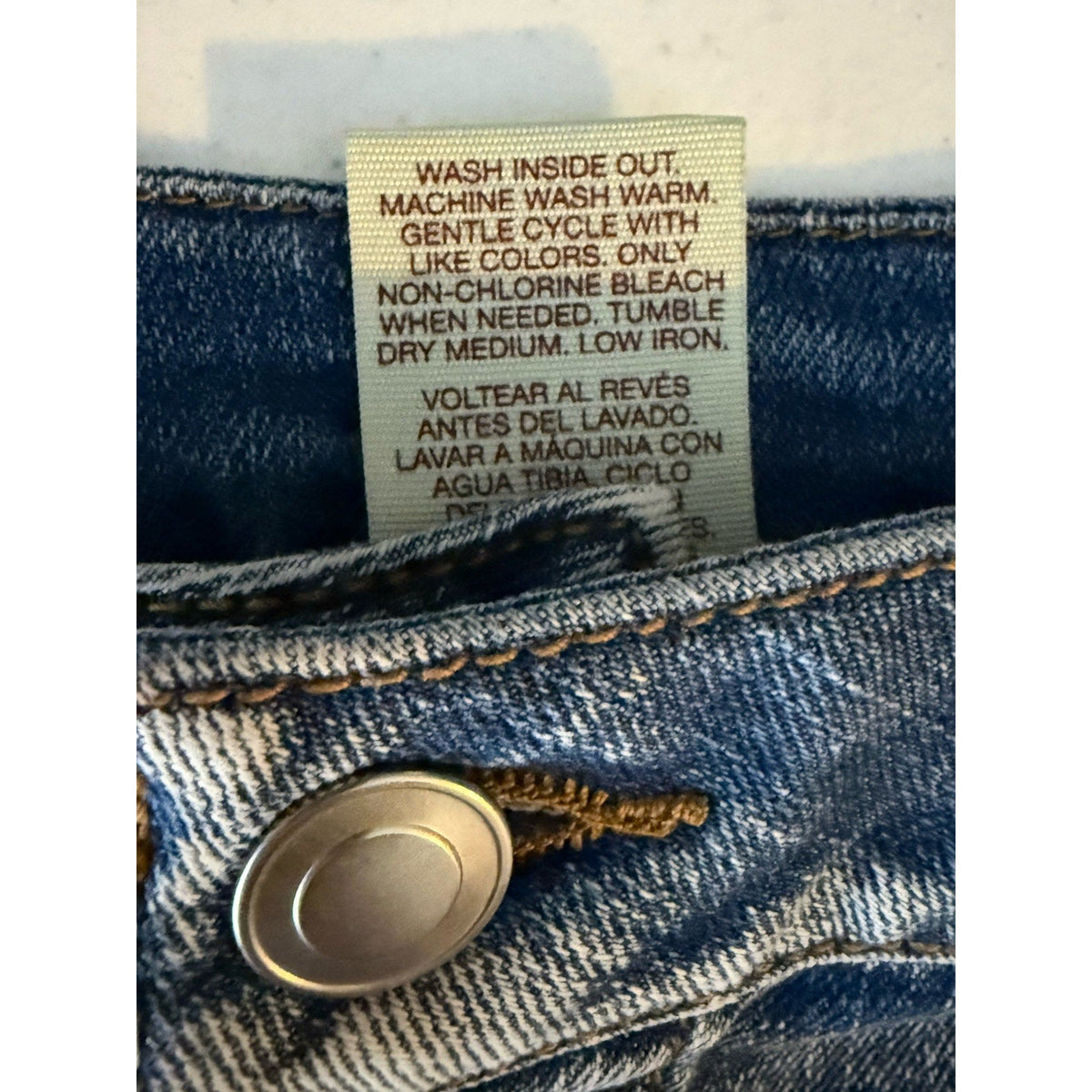 Faded Glory Women’s Denim A Mini Skirt Sz 6