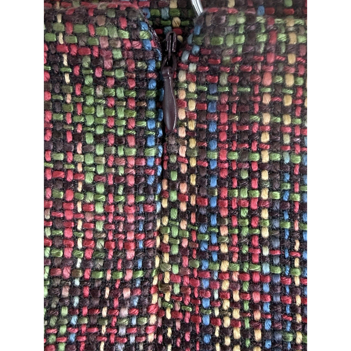 Requirements Multicolor Tweed Skirt Size 10 Flounce Hem Lined