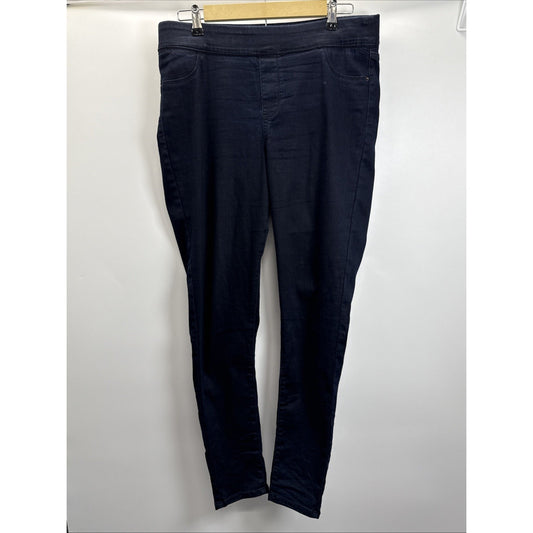 Old Navy Rockstar Mid Rise Skinny pull on Jeans Women Sz 12 Regular Dark Stretch
